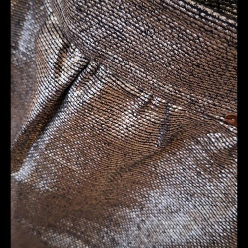 BSB skirt silver with embossed fabric like new, XS