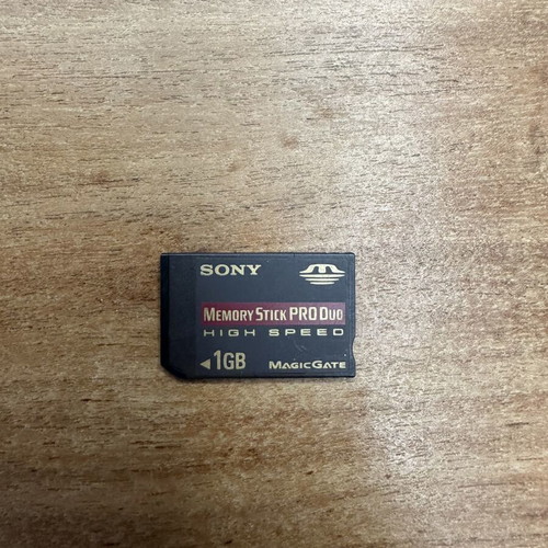 Sony Memory Stick PRO Duo High Speed 1GB MagicGate like new