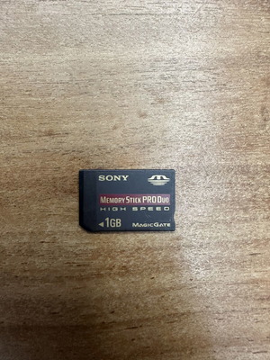 Sony Memory Stick PRO Duo High Speed 1GB MagicGate like new