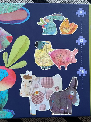 Djeco Puzzle Geant ζωακια