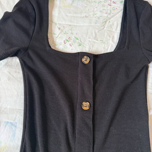 Black dress size XS like new, above knee length