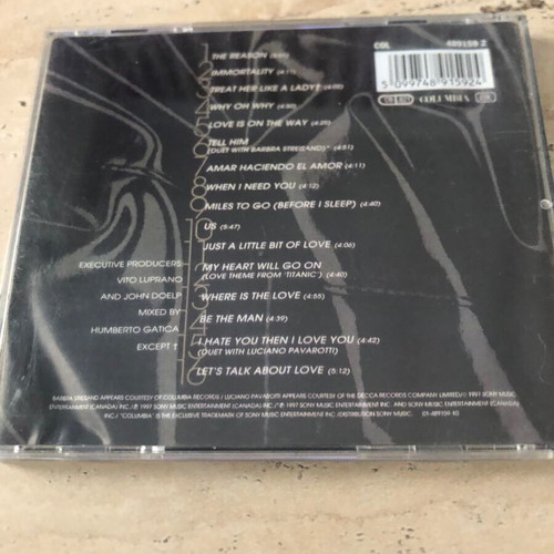 Celine Dion CD with 16 pop songs