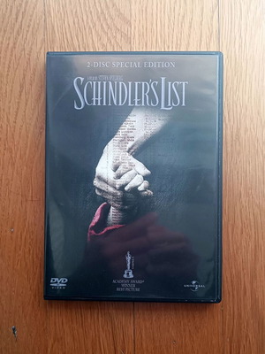 Schindler's List DVD μεταχειρισμένο, 2 δίσκοι με ελληνικούς υπότιτλους