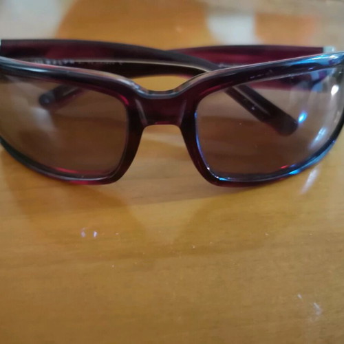 Ralph 7540/S sunglasses used, vintage Y2K dark ruby
