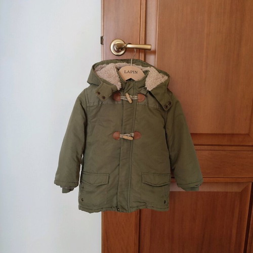 Mayoral winter jacket used for 24-month-old boy in green olive