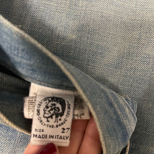 Diesel jeans like new, low rise, size 27