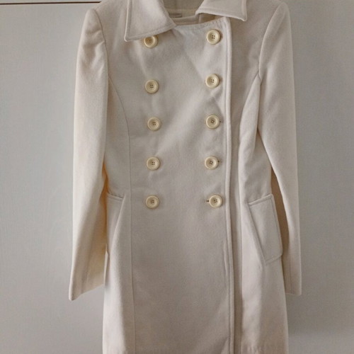 Stesa Coat Size Medium New White
