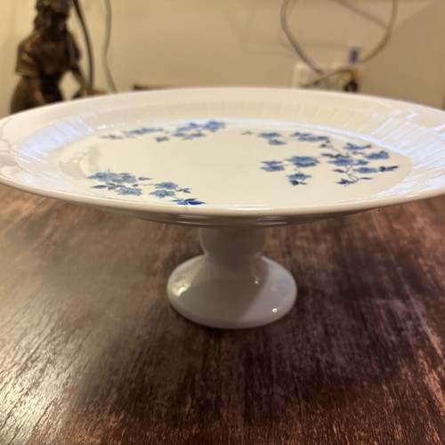 Porcelain platter with foot like new