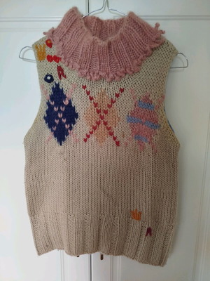 Replay wool vest used, multicolor, vintage collection