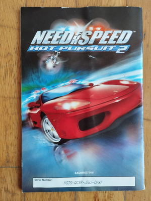 PC Manual Need for Speed Hot Pursuit 2 Ελληνικό μεταχειρισμένο