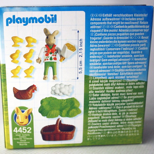 Playmobil 4452 Easter Bunny and Chicks with Egg Basket new