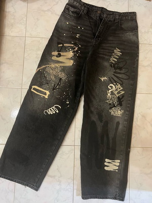 STWD Jean new, black Pull & Bear