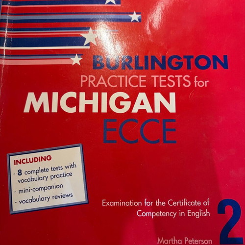 English Books for Michigan ECCE Exam Preparation like new