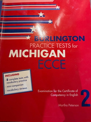 English Books for Michigan ECCE Exam Preparation like new