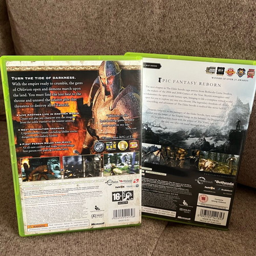 The Elder Scrolls Bundle IV & V for Xbox 360 like new