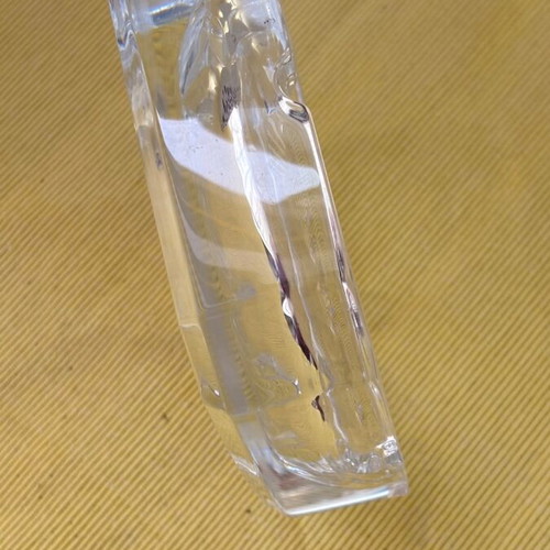 Glass Heavy Ashtray like new