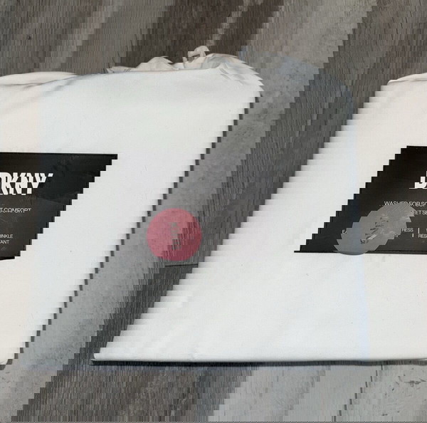 Σεντόνια DKNY King Size Υπόλευκο Pure για διπλό & υπέρδιπλο κρεβάτι