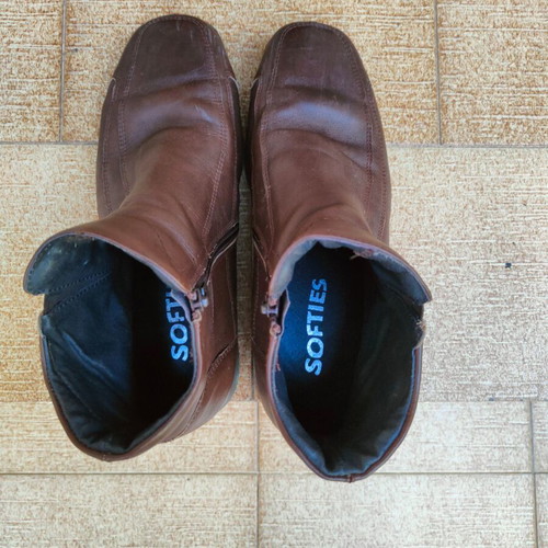 Softies boots used, men's brown size 43