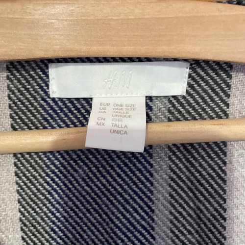 Poncho H&M striped used, one size with long sleeve