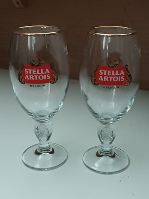 Stella Artois ποτήρια μπύρας, πακέτο 2