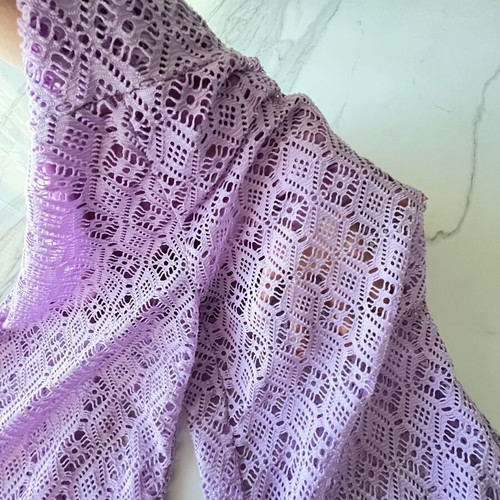 Lace pants like new, purple