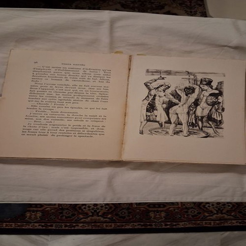 Book Diana Gantee used with engravings, novel
