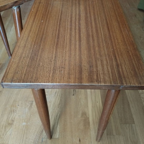 Vintage side tables set of 2 60s Mid-Century Modern used