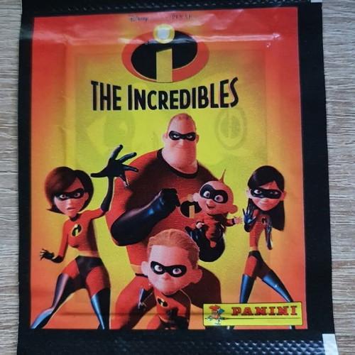 Panini pack 7 sealed new The Incredibles stickers
