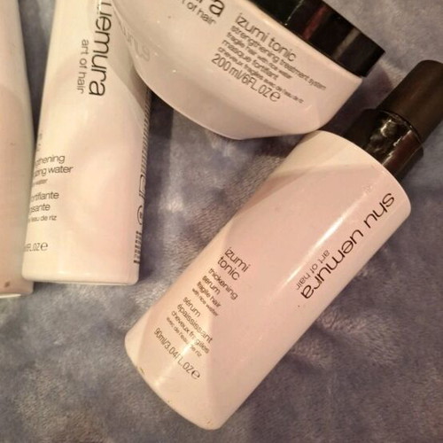Shu Uemura Izumi Tonic set shampoo, serum, water, masque like new