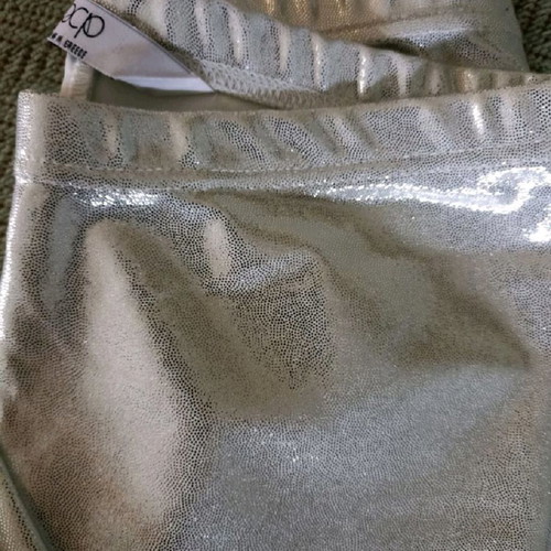 PCP silver glitter leggings new one size