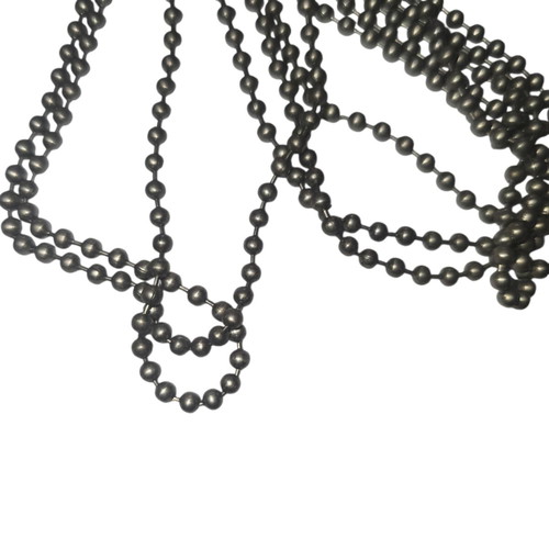 Galvanized ball chain 3.2mm x 2.5m new