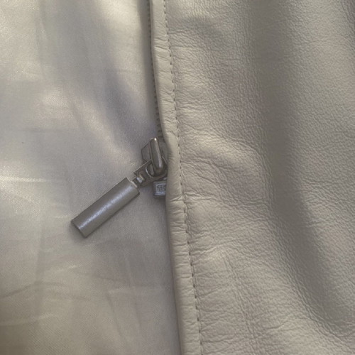 Rebecca Blu leather coat new, size small, white