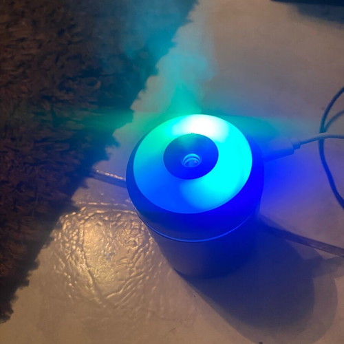 Aromatherapy diffuser and essential oil humidifier with night light