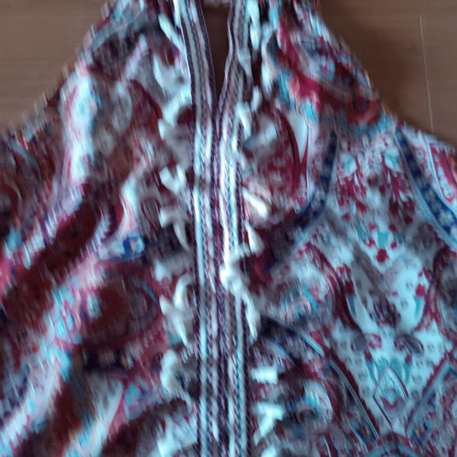 Boho short dress size large like new, multicolored