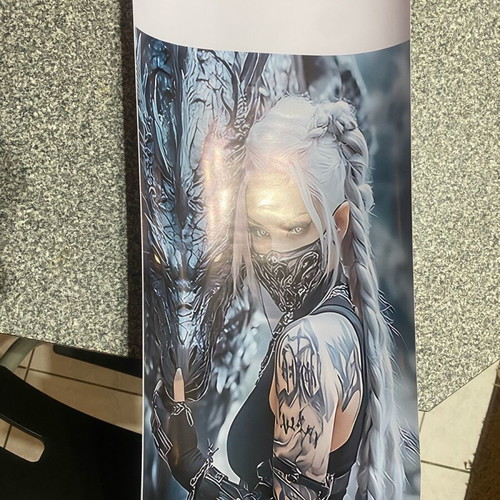 Vinyl stickers new, set of two for car exterior pillars