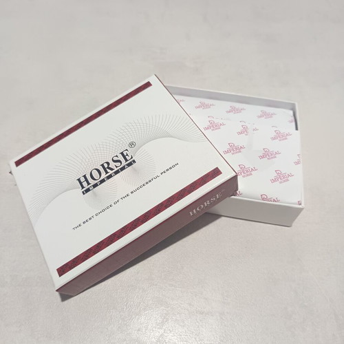 Horse Imperial men's wallet new, black with card slots and coin pocket