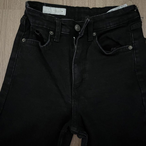 Zara crop black jeans like new