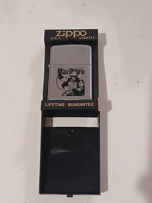 Zippo Marlboro αναπτήρας μεταχειρισμένος, σε καλή κατάσταση