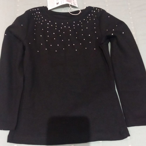 Girls' set new with rhinestones, 4 years 104cm, black Orchestra