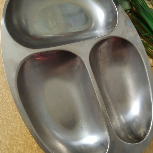 Vianoch Franke Inox 18/8 Oval Serving Platter for Nuts Like New