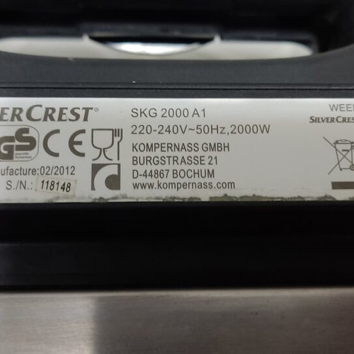 Silvercrest sandwich maker and grill used, good condition