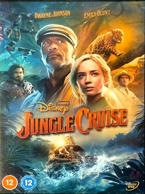 Jungle Cruise DVD приключенски филм с Dwayne Johnson и Emily Blunt