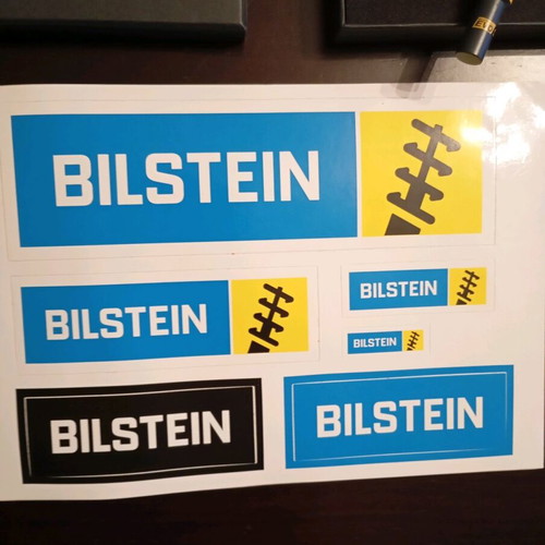 Bilstein promotional set new with keychain, stickers and pen