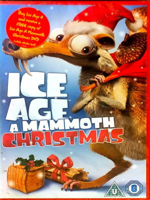 DVD Ice Age A Mammoth Christmas καινούργιο με αγγλικούς υπότιτλους