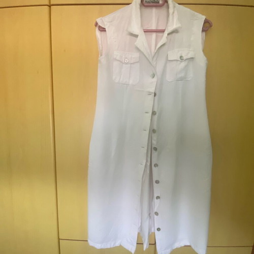 White short dress size M like new