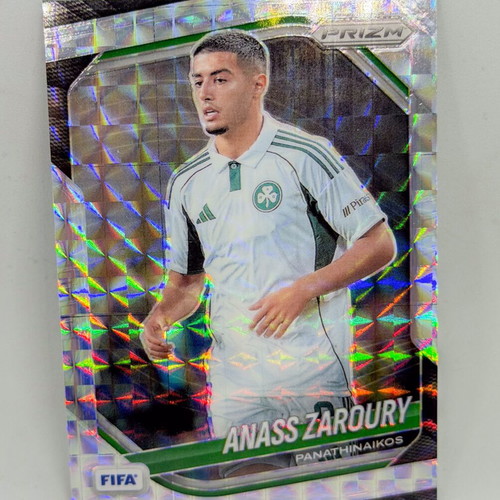 Panini FIFA Prizm 2025/26 Anass Zaroury Mosaic Prizm Parallel card new