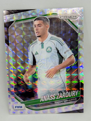 Panini FIFA Prizm 2025/26 Anass Zaroury Mosaic Prizm Parallel card new