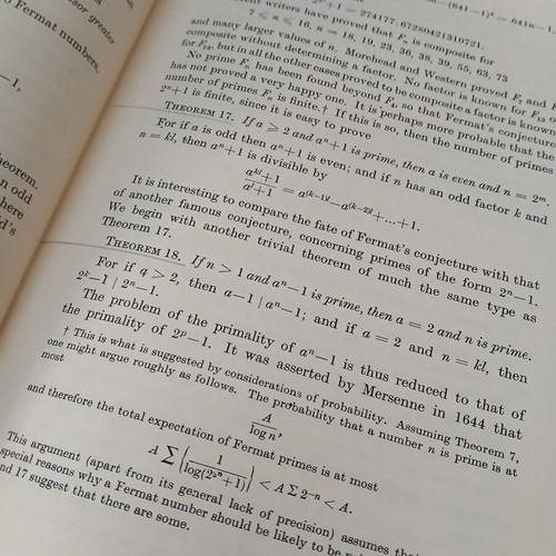 An Introduction to the Theory of Numbers Fourth Edition by G.H.Hardy and E.M.Wright