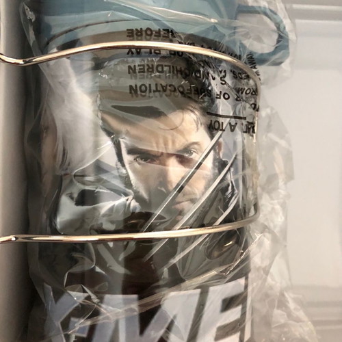X-MEN X2 MOVIE TIN LUNCHBOX with METAL DRINK CONTAINER INCLUDED NEW NEVER USED MARVEL