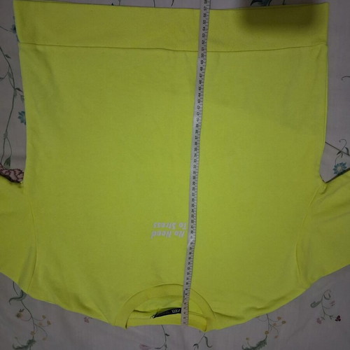 Zara women's fine sweatshirt used, size S/M, yellow